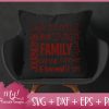Family Word Art Block Typography Cutting File - Image 3
